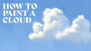 How to Paint Clouds – Digital Painting Tutorial in Clip Studio Paint [upl. by Symon]