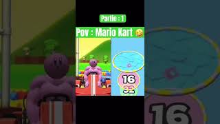 Pov Mario kart 🤣 repost mario mariokart karting humour satisfying [upl. by Desma]