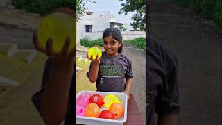 water balloon catching challange💧🎈TomampJerry 😁DiyaIshwarya shorts viralvideo [upl. by Inatsed]