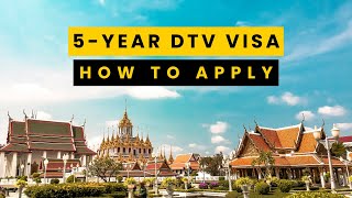 How To Apply For New DTV Visa In Thailand [upl. by Alinoel]