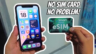 SMART eSIM ACTIVATION Using an IPHONE 12  FULL TUTORIAL 2024 [upl. by Ramoj]