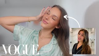 recreating Madison Beers Vogue makeup tutorial [upl. by Gnet]