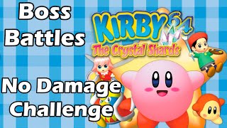 Battling The Bosses  Kirby 64 Boss Battles No Damage Challenge [upl. by Ttevy64]