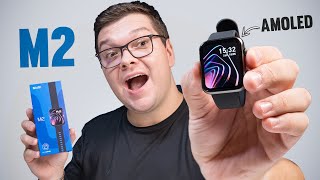 Smartwatch Multi M2 Tela AMOLED e vários RECURSOS [upl. by Ettennil]