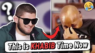 KHABIB But COMEDY Mode Turned ON  Funny Moments 🤣🤣 [upl. by Sinnelg]