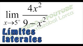 Matematica I Limites laterales Video 12 [upl. by Enimassej]