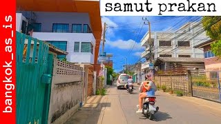 samut prakan morning walk  soi khunyean  2024 [upl. by Lukash]