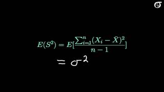 Proof that the Sample Variance is an Unbiased Estimator of the Population Variance [upl. by Presber429]