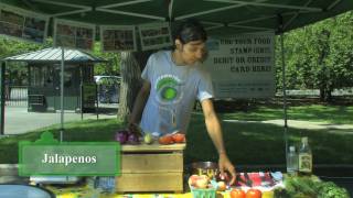 Greenmarket Recipe Stone Fruit Summer Salsa [upl. by Antoni]