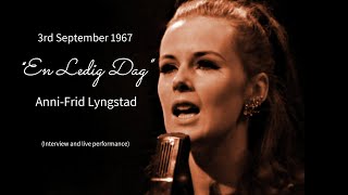 AnniFrid quotEn Ledig Dagquot live 1967 [upl. by Radu201]