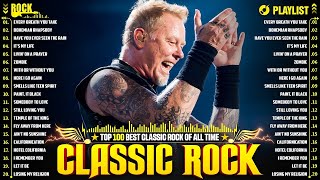 Best Classic Rock Songs 70s 80s 90s 🔥 Guns N Roses Aerosmith Bon Jovi Metallica Queen ACDC U [upl. by Ezekiel]