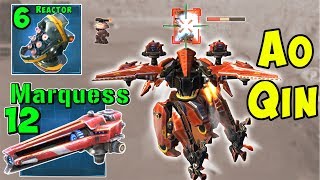 Max Range AO QIN MARQUESS Mk2 War Robots Gameplay WR [upl. by Killam]