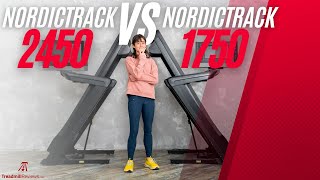 NordicTrack 1750 vs 2450 Treadmill Review Watch Before You Buy [upl. by Junno]