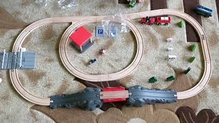 Playtive junior railway set  Train game for kids  Part 1 [upl. by Orhtej978]