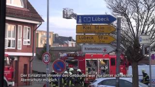 Großbrand bei Gaidies in Oldenburg [upl. by Hugon]