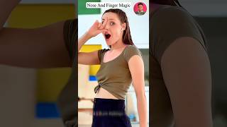 Fingers And Nose 👃 Magic Challenge 🥵💯 । Tauba Tauba Song shorts nose ytshorts magic [upl. by Kalvin]