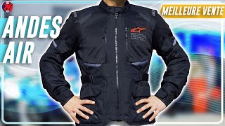 Blouson de moto ALPINESTARS Andes Air Drystar ☀️🏍️ VENTILÉE [upl. by Annahsed]