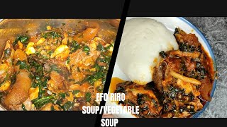 HOW TO MAKE EFO RIRO SOUPVEGETABLE SOUP [upl. by Dleifxam]