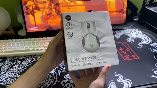 Unboxing Razer Viper Ultimate Mercury [upl. by Nuhsal]