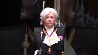 Black Rod Summons the House of Commons  State Opening of Parliament 2024 [upl. by Nekal112]