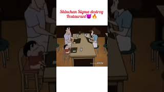 Shinchan reply restaurant owner of food shinchan sigma [upl. by Nonnaer]