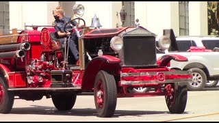 Beverly Hills Fire Dept Antique Engine returning to quarters [upl. by Elfie]