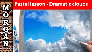 How to draw  paint clouds pastel  Jason Morgan [upl. by Ylesara]