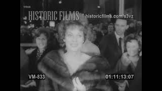 The Rare Breed Movie Premiere 1966 with Stars James Stewart and Maureen OHara [upl. by Winthorpe]