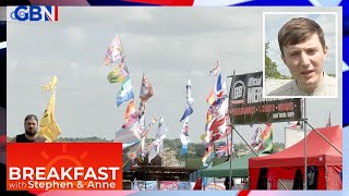 Glastonbury On A Budget  Will Hollis speaks to music lovers at GlastonBudget in Leicestershire [upl. by Ettelliw138]