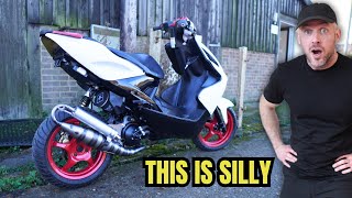 IM BUILDING THE UKS FASTEST STREET LEGAL MOPED [upl. by Viccora87]