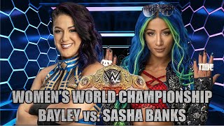 WWE 2K24  202410241WOMENS WORLD CHAMPIONSHIPBAYLEY vs SASHA BANKS [upl. by Goulden945]