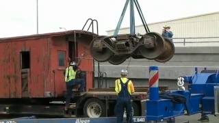 RIVERSIDE Caboose near Hunter Park sold and moved [upl. by Pascha]