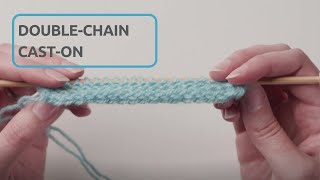 DoubleChain CastOn StepbyStep Tutorial [upl. by Aihsoj823]