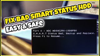 How to fix Bad Smart Status  Repair Bad Sector Hard Disk [upl. by Etirugram]