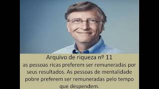 Arquivo de riqueza nÂº11 as pessoas ricas preferem ser remuneradas por seus resultados [upl. by Goldenberg]