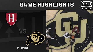 Harvard vs Colorado Game Highlights  202425 Big 12 Men’s Basketball [upl. by Baer]