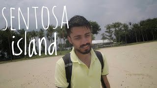 SENTOSA Island  Sentosa EXPRESS  Beach  Merlion Statue  GoPro 5 Got Water Damaged Part 5 [upl. by Tristan851]