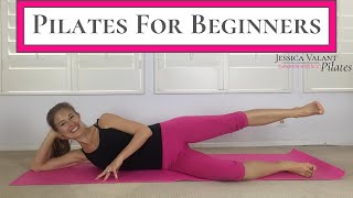 Pilates for Beginners  Beginner Pilates Mat Exercises [upl. by Ulah]