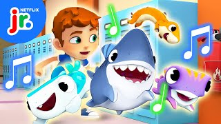 Friends Are the Best 💞 Sharkdog Friendship Song for Kids  Netflix Jr Jams [upl. by Howe691]