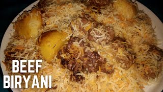 গরুর মাংসের বিরিয়ানি  PERFECT BEEF BIRYANI RECIPE  ABHINABA KITCHEN [upl. by Tawney]