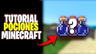 CÓMO HACER POCIONES EN MINECRAFT 120 BEDROCK  JAVA [upl. by Navoj710]