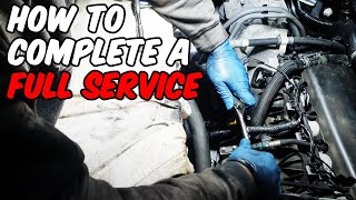 How To Complete A Full Service On A Freelander 2 part 7 [upl. by Weiner]