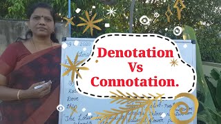 Denotation Vs Connotation [upl. by Rasmussen232]