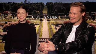 Outlanders Sam Heughan and Caitriona Balfe Play IfThen [upl. by Hymie]