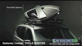 Thule 611 Boxter Cargo Roof Box Features amp How To Install  ORS Racks Direct [upl. by Mccourt]