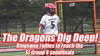 Kingsway 8 Manalapan 7  Boys Lacrosse  SJ Group 4 Quarterfinal  Mason Bryan GW Goal [upl. by Namyac533]