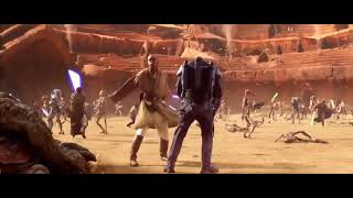 Extended scene Jango Fett uncensored death  Star Wars Ep II [upl. by Ardeen517]