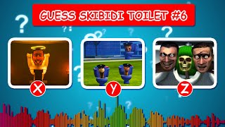 Guess the Skibidi Toilet Voice 6 skibidiquiz [upl. by Gerrard]