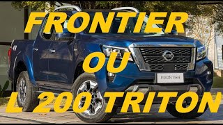 NISSAN FRONTIER 2025 OU L200 TRITON 2025 COMPARATIVO [upl. by Yanffit750]