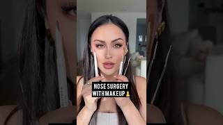 Nose Surgery with Makeup l Christen Dominique [upl. by Ruperto]